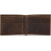Lucky Brand Men’s Bifold Wallet | ID Window | Card Slots | Genuine Leather | Organization | Durable | Stylish(DBL Stitched Leather – Brown)