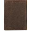 Lucky Brand Men’s Bifold Wallet | ID Window | Card Slots | Genuine Leather | Organization | Durable | Stylish(DBL Stitched Leather – Brown (L-fold))