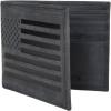 Lucky Brand Men’s Bifold Wallet | ID Window | Card Slots | Genuine Leather | Organization | Durable | Stylish(Flag Embossed Leather – Black)