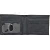 Lucky Brand Men’s Bifold Wallet | ID Window | Card Slots | Genuine Leather | Organization | Durable | Stylish(Flag Embossed Leather – Black)