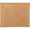 Lucky Brand Men’s Bifold Wallet | ID Window | Card Slots | Genuine Leather | Organization | Durable | Stylish(Flag Embossed Leather – Tan)
