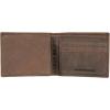 Lucky Brand Men’s Bifold Wallet | ID Window | Card Slots | Genuine Leather | Organization | Durable | Stylish(Grooved Leather – Brown)