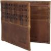 Lucky Brand Men’s Bifold Wallet | ID Window | Card Slots | Genuine Leather | Organization | Durable | Stylish(Plaid Embossed Leather – Brown)