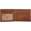 Lucky Brand Men’s Bifold Wallet | ID Window | Card Slots | Genuine Leather | Organization | Durable | Stylish(Plaid Embossed Leather – Brown)