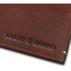 Lucky Brand Men’s Bifold Wallet | ID Window | Card Slots | Genuine Leather | Organization | Durable | Stylish(Smooth Leather – Brown (Bifold))