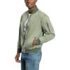 Lucky Brand Men’s Bomber Jacket(Green)