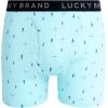 Lucky Brand Mens Boxer Briefs – 3 Pack Classic Mens Underwear Boxer Briefs with Functional Fly – Soft Cotton Boxers for Men(Black/Print/Heather Grey)