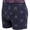 Lucky Brand Mens Boxer Briefs – 3 Pack Classic Mens Underwear Boxer Briefs with Functional Fly – Soft Cotton Boxers for Men(Blue/Pink/Print)