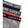 Lucky Brand Mens Boxer Briefs – 3 Pack Classic Mens Underwear Boxer Briefs with Functional Fly – Soft Cotton Boxers for Men(Jet Blackdecember Sky Printmineral Red)