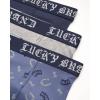 Lucky Brand Mens Boxer Briefs – 3 Pack Classic Mens Underwear Boxer Briefs with Functional Fly – Soft Cotton Boxers for Men(Navy/Grey)
