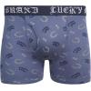 Lucky Brand Mens Boxer Briefs – 3 Pack Classic Mens Underwear Boxer Briefs with Functional Fly – Soft Cotton Boxers for Men(Navy/Grey)
