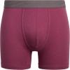 Lucky Brand Mens Boxer Briefs – 3 Pack Soft Mens Underwear Boxer Briefs with Contour Pouch – Breathable Boxers for Men(Eclipse/Purple/Light Blue)