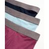 Lucky Brand Mens Boxer Briefs – 3 Pack Soft Mens Underwear Boxer Briefs with Contour Pouch – Breathable Boxers for Men(Eclipse/Purple/Light Blue)