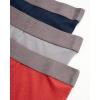 Lucky Brand Mens Boxer Briefs – 3 Pack Soft Mens Underwear Boxer Briefs with Contour Pouch – Breathable Boxers for Men(Eclipse/Red/Silver)