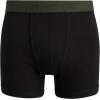Lucky Brand Mens Boxer Briefs – 3 Pack Soft Mens Underwear Boxer Briefs with Contour Pouch – Breathable Boxers for Men(Jet Black Contrast)