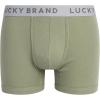 Lucky Brand Mens Boxer Briefs – 3 Pack Soft Mens Underwear Boxer Briefs with Contour Pouch – Breathable Boxers for Men(Medium Grey/Light Grey/Oil Green)
