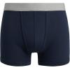 Lucky Brand Mens Boxer Briefs – 3 Pack Soft Mens Underwear Boxer Briefs with Contour Pouch – Breathable Boxers for Men(Mood Indigo Blue)