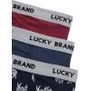 Lucky Brand Men’s Boxer Briefs – 3 Pack Soft Stretch Casual Men’s Underwear with Functional Fly Pouch Boxers (S-2XL)(Indigo Heather/Shadow Black/Tibetan Red)