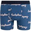 Lucky Brand Men’s Boxer Briefs – 3 Pack Soft Stretch Casual Men’s Underwear with Functional Fly Pouch Boxers (S-2XL)(Mood Indigo/Vintage Indigo Print/Charcoal Grey Heather)