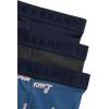 Lucky Brand Men’s Boxer Briefs – 3 Pack Soft Stretch Casual Men’s Underwear with Functional Fly Pouch Boxers (S-2XL)(Mood Indigo/Vintage Indigo Print/Charcoal Grey Heather)