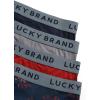 Lucky Brand Mens Boxer Briefs – 4 Pack Sport Soft Boxers for Men with No Fly Pouch – Performance Mens Underwear Boxer Briefs(Dark Grey/Red Ochre/Total Eclipse Print/Medium Grey)