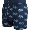 Lucky Brand Mens Boxer Briefs – 4 Pack Sport Soft Boxers for Men with No Fly Pouch – Performance Mens Underwear Boxer Briefs(Mood Indigo/Light Grey/Print/Tibetan Red)