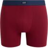 Lucky Brand Mens Boxer Briefs – 4 Pack Sport Soft Boxers for Men with No Fly Pouch – Performance Mens Underwear Boxer Briefs(Mood Indigo/Light Grey/Print/Tibetan Red)