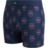 Lucky Brand Mens Boxer Briefs – 4 Pack Sport Soft Boxers for Men with No Fly Pouch – Performance Mens Underwear Boxer Briefs(Mood Indigo/Vivid Red/Print/Beige)