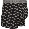 Lucky Brand Mens Boxer Briefs – 6 Pack Classic Mens Underwear Boxer Briefs with Functional Fly – Soft Cotton Boxers for Men(Blue Heather/Print/Charcoal)