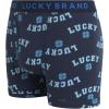 Lucky Brand Mens Boxer Briefs – 6 Pack Classic Mens Underwear Boxer Briefs with Functional Fly – Soft Cotton Boxers for Men(Charcoal Grey Heather/Mood Indigo Print/Mineral Red)
