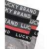 Lucky Brand Mens Boxer Briefs – 6 Pack Classic Mens Underwear Boxer Briefs with Functional Fly – Soft Cotton Boxers for Men(Jet Black/December Sky Print/Mineral Red)