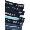 Lucky Brand Mens Boxer Briefs – 6 Pack Classic Mens Underwear Boxer Briefs with Functional Fly – Soft Cotton Boxers for Men(Mood Indigo/Stripe/Sea Angel)