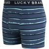 Lucky Brand Mens Boxer Briefs – 6 Pack Classic Mens Underwear Boxer Briefs with Functional Fly – Soft Cotton Boxers for Men(Mood Indigo/Stripe/Sea Angel)