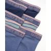 Lucky Brand Mens Boxer Briefs – 6 Pack Classic Mens Underwear Boxer Briefs with Functional Fly – Soft Cotton Boxers for Men(Navy/Stripe/Grey)
