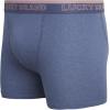 Lucky Brand Mens Boxer Briefs – 6 Pack Classic Mens Underwear Boxer Briefs with Functional Fly – Soft Cotton Boxers for Men(Navy/Stripe/Grey)
