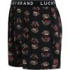 Lucky Brand Mens Boxer Shorts – 3 Pack Knit Cotton Boxers for Men with Functional Fly – Lightweight Mens Underwear Boxers(Charcoal Grey/Heatherjet Black Print/Mineral Red)