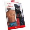 Lucky Brand Mens Boxer Shorts – 3 Pack Knit Cotton Boxers for Men with Functional Fly – Lightweight Mens Underwear Boxers(Charcoal Grey/Heatherjet Black Print/Mineral Red)