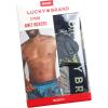 Lucky Brand Mens Boxer Shorts – 3 Pack Knit Cotton Boxers for Men with Functional Fly – Lightweight Mens Underwear Boxers(Dark Grey/Stormy Weather Print/Light Grey Heather)