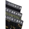 Lucky Brand Mens Boxer Shorts – 3 Pack Knit Cotton Boxers for Men with Functional Fly – Lightweight Mens Underwear Boxers(Jet Black/Jet Black Print/Green)