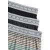 Lucky Brand Mens Boxer Shorts – 3 Pack Knit Cotton Boxers for Men with Functional Fly – Lightweight Mens Underwear Boxers(Jet Black/Stripe/Charcoal/Heather Grey)