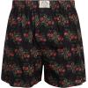 Lucky Brand Mens Boxer Shorts – 3 Pack Woven Cotton Boxers for Men with Functional Fly – Lightweight Mens Underwear Boxers(Blue Print/Black Print/Teal)