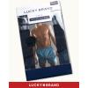 Lucky Brand Mens Boxer Shorts – 3 Pack Woven Cotton Boxers for Men with Functional Fly – Lightweight Mens Underwear Boxers(Blue/Plaid/Navy)