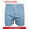 Lucky Brand Mens Boxer Shorts – 3 Pack Woven Cotton Boxers for Men with Functional Fly – Lightweight Mens Underwear Boxers(Plaid/Blue/Print)
