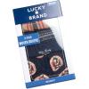 Lucky Brand Mens Boxer Shorts – 3 Pack Woven Cotton Boxers for Men with Functional Fly – Lightweight Mens Underwear Boxers(Plaid/Mood Indigo/ Total Eclipse Print)