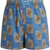 Lucky Brand Mens Boxer Shorts – 3 Pack Woven Cotton Boxers for Men with Functional Fly – Lightweight Mens Underwear Boxers(Plaid/Mood Indigo/Coronet Blue Print)