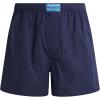 Lucky Brand Mens Boxer Shorts – 3 Pack Woven Cotton Boxers for Men with Functional Fly – Lightweight Mens Underwear Boxers(Plaid/Mood Indigo/Coronet Blue Print)