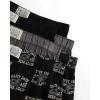 Lucky Brand Mens Boxer Shorts – 6 Pack Relaxed Fit Cotton Boxers with Functional Fly and Elastic Waistband (Sizes: S-XL)(December Sky Plaid/Jet Black/Jet Black Print)