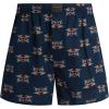 Lucky Brand Mens Boxer Shorts – 6 Pack Relaxed Fit Cotton Boxers with Functional Fly and Elastic Waistband (Sizes: S-XL)(Marsala Red/Indigo Print/Plaid)