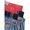 Lucky Brand Mens Boxer Shorts – 6 Pack Relaxed Fit Cotton Boxers with Functional Fly and Elastic Waistband (Sizes: S-XL)(Mood Indigo Plaid/Mineral Red/Coronet Blue Print)