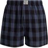 Lucky Brand Mens Boxer Shorts – 6 Pack Relaxed Fit Cotton Boxers with Functional Fly and Elastic Waistband (Sizes: S-XL)(Navy/Plaid/Print)